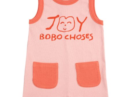 Bobo Choses Light Pink Smiling Pink Playsuit Hot on Sale