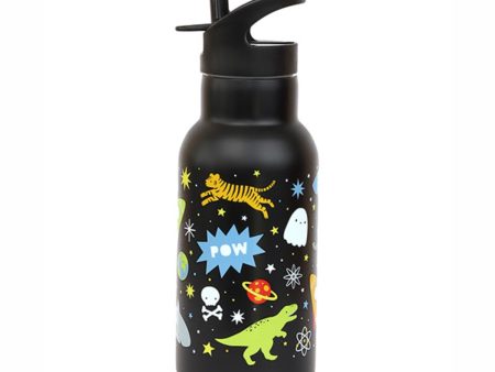 A Little Lovely Company Galaxy Stainless Steel Drink Bottle Hot on Sale