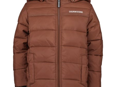 Didriksons Earth Brown Rodi Kids Jacket Online Sale