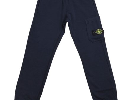 Stone Island Navy Blue Sweat Bottoms For Cheap