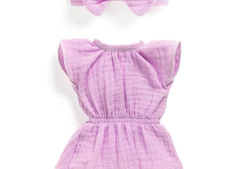 Djeco Lovely Pomea, Doll Clothes - Purple Dress For Cheap