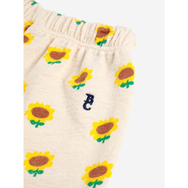 Bobo Choses Beige Sunflower All Over Jogging Pants Cheap