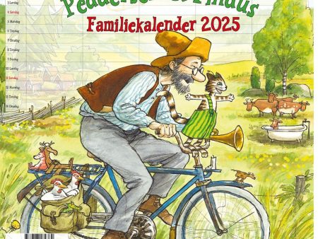 Forlaget Carlsen Peddersen & Findus - Familiekalender 2025 Online Hot Sale