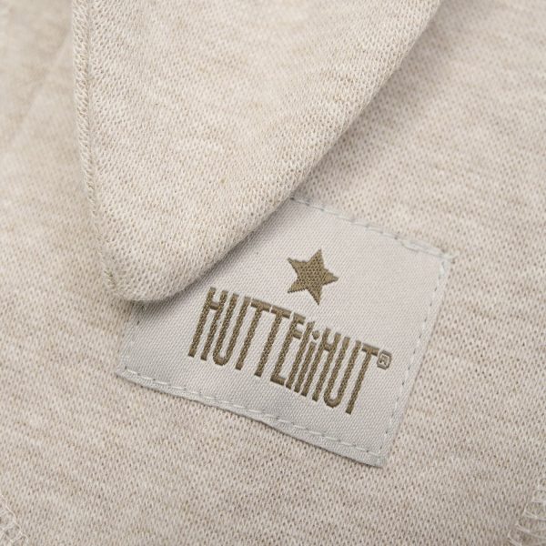 Huttelihut Camel Melange Balaclava Ears Cotton Rib Hot on Sale