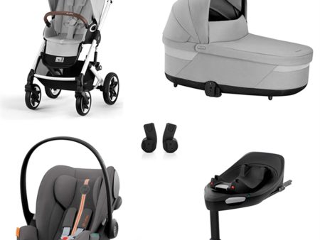 Cybex Bundle Talos Lava Grey (Silver Frame) + Online Sale