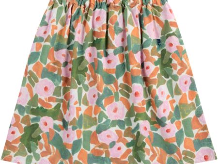 Bobo Choses Multicolor Floral All Over Woven Midi Skirt Cheap