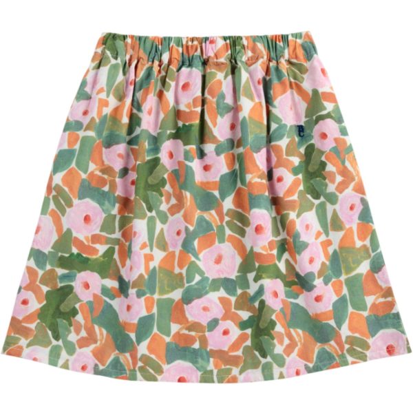 Bobo Choses Multicolor Floral All Over Woven Midi Skirt Cheap