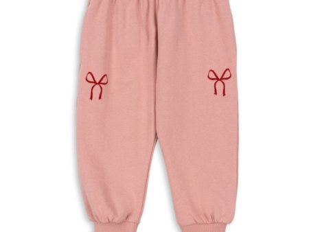 Konges Sløjd Bow Rose Loupy Lou Sweat Pants Gots For Discount