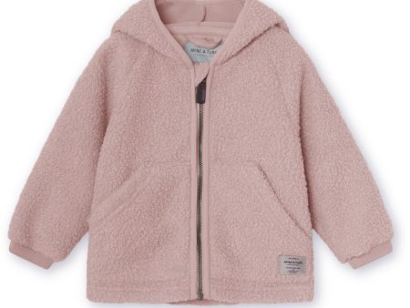 Mini A ture Cloudy Rose Liff Teddyfleece Jacket. GRS Fashion