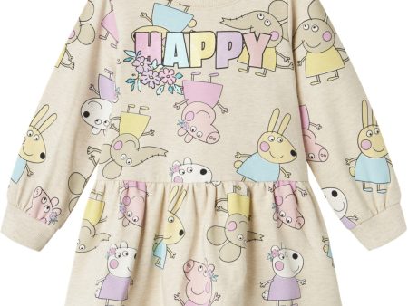 Name It Peyote Melange Fira Peppa Pig Sweat Dress Online now