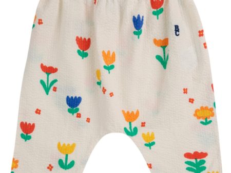 Bobo Choses Offwhite Garden Party All Over Woven Harem Pants Sale