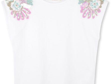 Carlieblush White T-Shirt Cheap