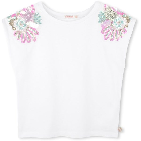 Carlieblush White T-Shirt Cheap