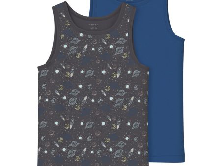 Name It Forged Iron Tank Top 2-pack Iron Space Noos Discount