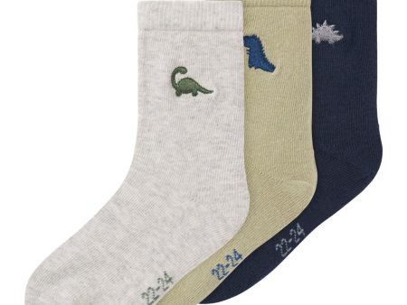 Name It Navy Blazer Bille 3-Pack Socks For Cheap