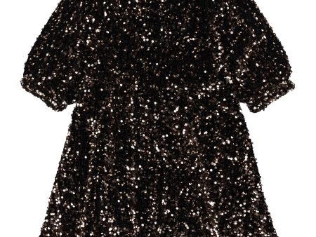 The New Black Beauty Marlin Sequin Dress Cheap