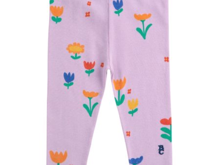 Bobo Choses Lavender Garden Party All Over Leggings Online Sale