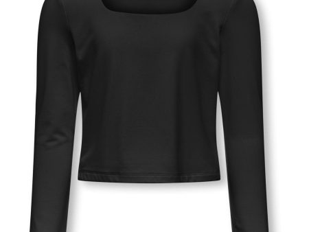 kids ONLY Black Ea 2-Ways Blouse For Sale