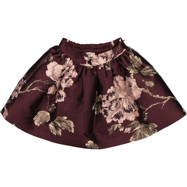 MarMar Party Jacquard Deep Mulberry Jacquard Sunita Skirt Supply