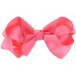 Bow s by Stær Classic Bow - Coral - 8 cm Supply