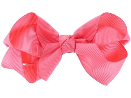 Bow s by Stær Classic Bow - Coral - 8 cm Supply