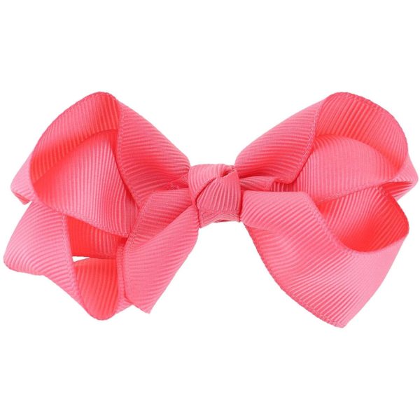 Bow s by Stær Classic Bow - Coral - 8 cm Supply