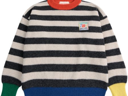 Bobo Choses Multicolor Smiling Stripes Jumper Supply