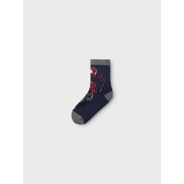 Name It Dark Sapphire Nobrian Spiderman 3-pack Socks on Sale