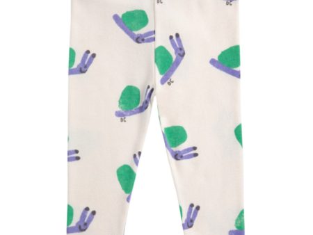 Bobo Choses Offwhite Funny Snail All Over Leggings For Sale