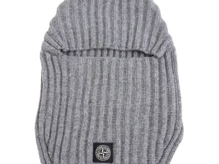 Stone Island Melange Dark Grey Balaclava Fashion