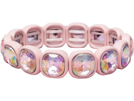 Great Pretenders Boutique Chic Swiftie Pink Gem Bracelet Online Hot Sale