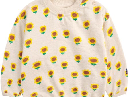 Bobo Choses Beige Sunflower All Over Sweatshirt Fashion