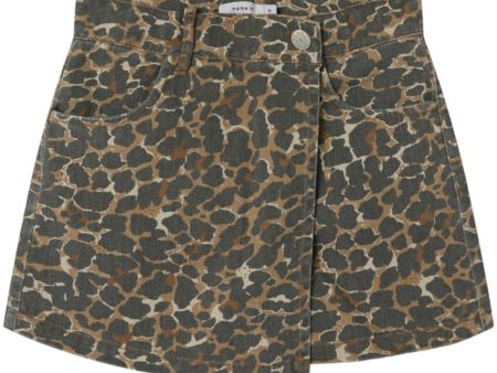 Name It Affogat Leo Washed Down Leo Twill Skort For Discount