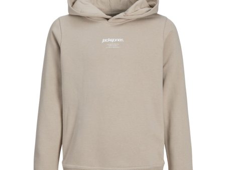 Jack & Jones Junior Pure Cashmere Tarmac Camo Back Print Hoodie Online Hot Sale