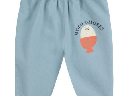 Bobo Choses Light Blue Morning Egg Denim Pants Fashion