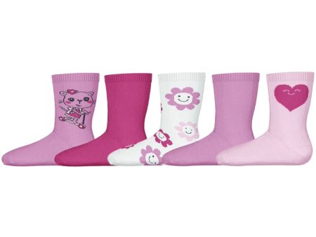 Name It Pastel Lavender Vagn 5-pack Socks For Discount