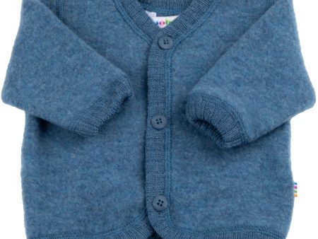 Joha Wool Blue Cardigan Online now