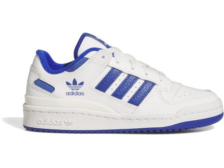 adidas Originals Core White Team Royal Blue Core White Forum Low Cl J Sneakers Supply