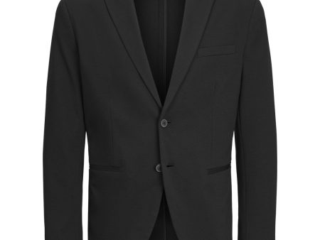 Jack & Jones Junior Black Jaxon Jersey Blazer Noos Hot on Sale