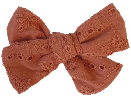 Bow s by Stær Alvilda Bow - Rust Embroidered on Sale