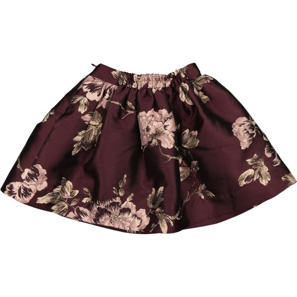 MarMar Party Jacquard Deep Mulberry Jacquard Sunita Skirt Supply