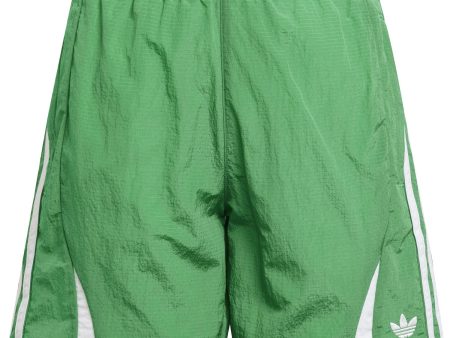 adidas Originals Green Woven Shorts Hot on Sale