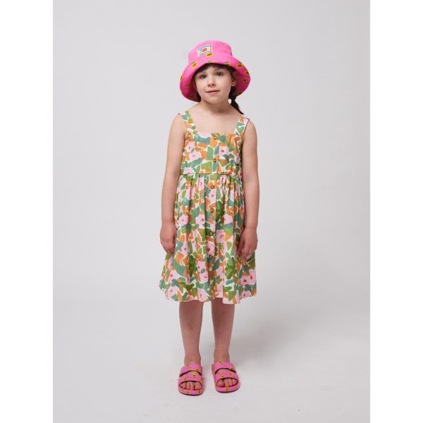 Bobo Choses Multicolor Floral Strap Dress Online Sale