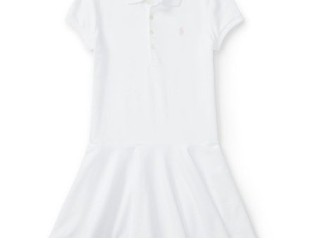 Polo Ralph Lauren White Girl Day Dress Cheap