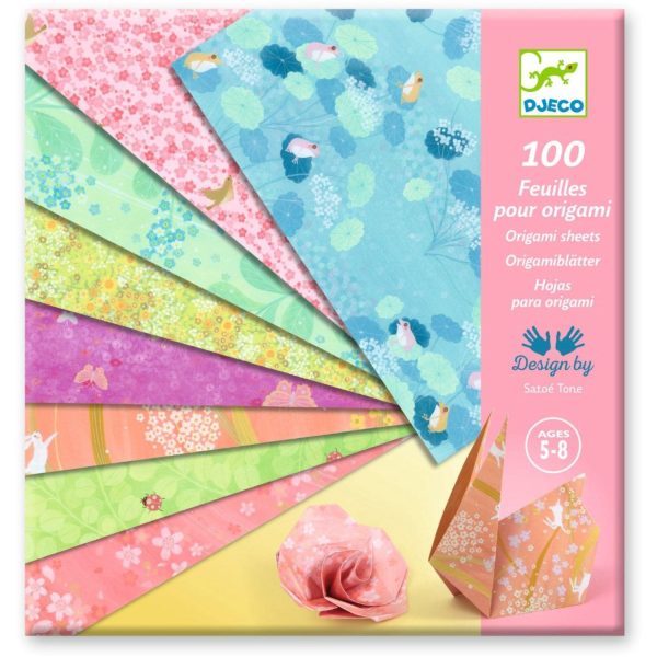 Djeco Origami Paper, Haru on Sale