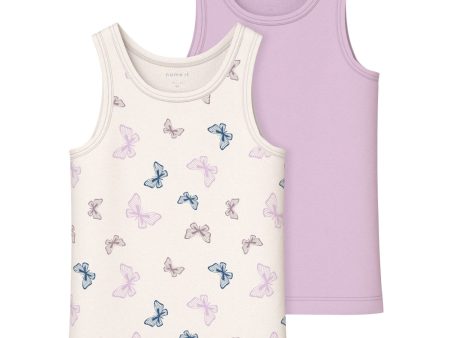 Name It Jet Stream Tank Top 2-pack Jet Stream Butterfly Noos Sale