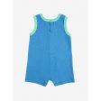 Bobo Choses Blue Smiling Blue Playsuit Online Sale