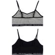 Polo Ralph Lauren Polo Black Solid 2 Pack Bralettes For Discount