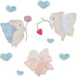 That s Mine Beige Wallsticker Fairy Bunnies 3-Pack Online Sale