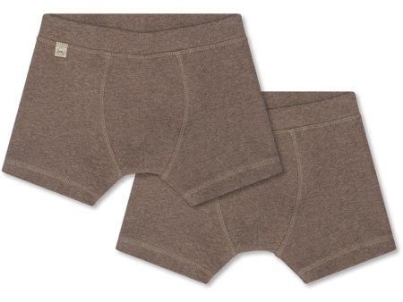 That s Mine Brown Melange Cilas Boxershorts - 2 Pack Online